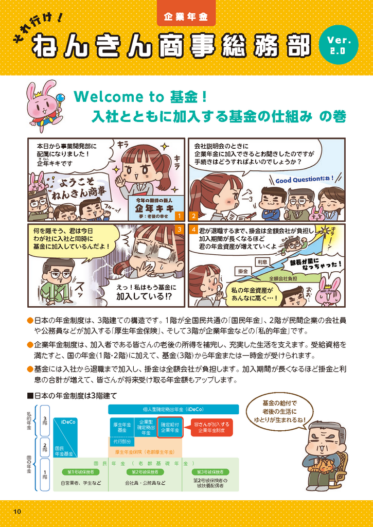 「くらしとねんきん」2026春号_それ行け！ねんきん商事総務部